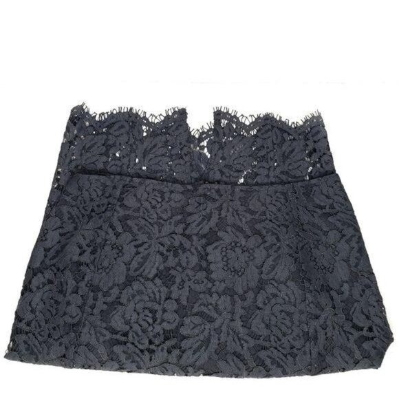 CHASER Gray High Waist Lace Pencil Skirt - Picture 9 of 15